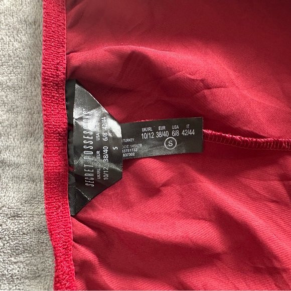 Primark Red Satin Sleep Short - Picture 4 of 4